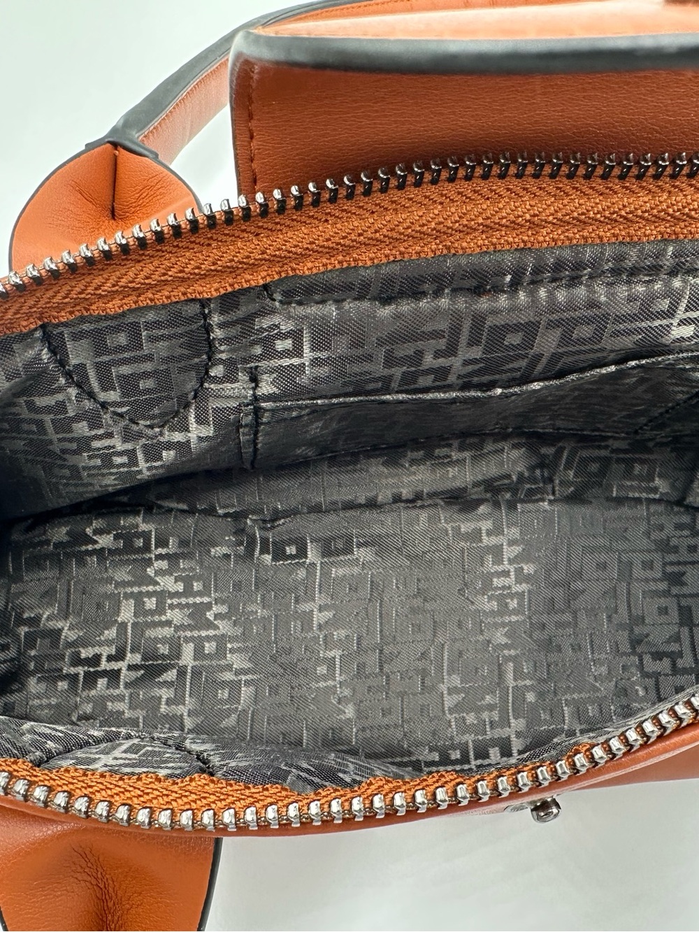 Longchamp Le Pliage Xtra Shoulder Bag Cognac Leather Silver 10370987504 - Picture 7 of 14